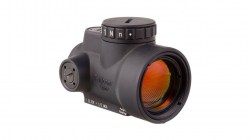 Trijicon 1x25mm MRO 2.0 MOA Adjustable Red Dot Sight, Black MRO-C-2200003